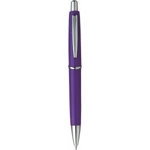 5113VIOLA                -PENNA PLAST.CLIP METALLO VIOLA