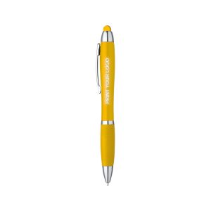 5234GIALLO Neon Color - Penna Sfera Touch con led